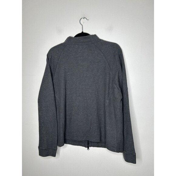 Woolrich Full Zip Long Sleeve Sweater Jacket Gray Women’s Size XL - Picture 9 of 10